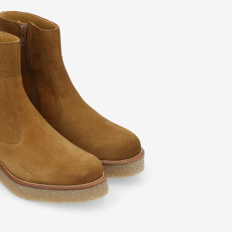 DORA BOOTS W - SUEDE - CUOIO